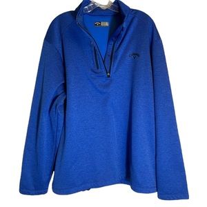 Men's Callaway Golf XL Blue Long Sleeve Quarter Zip